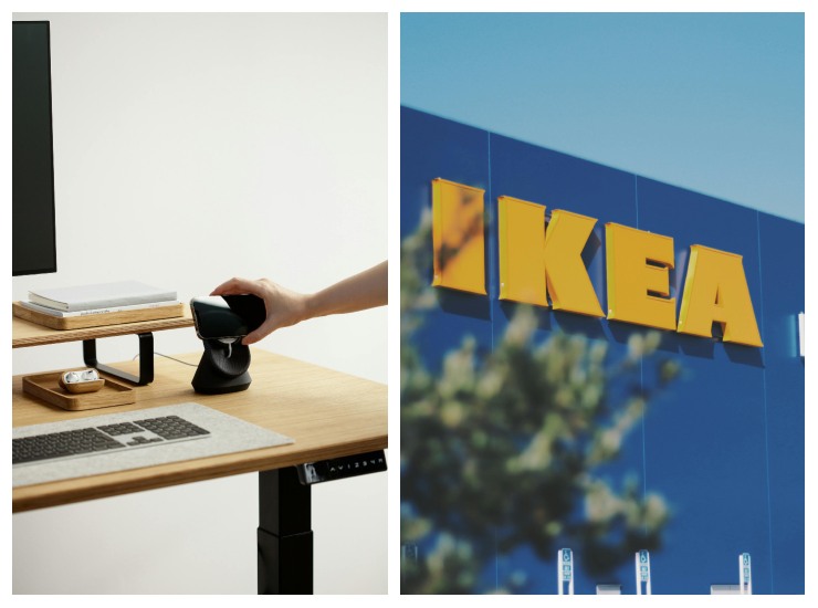Scrivania elettrica e Ikea